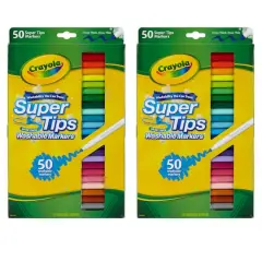 Crayola&reg; Super Tips with Silly Scents Washable Markers, 2 Packs of 50