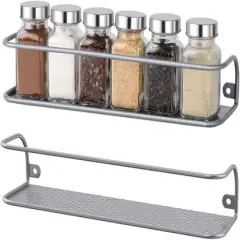 NEX&trade; Silver Spice Rack Wall Organizers, 2ct.