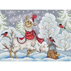 Mp Studia Winter Evening Cross Stitch Kit
