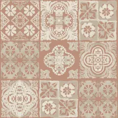 RoomMates Marrakesh Tile Peel & Stick Wallpaper Clay/Gray