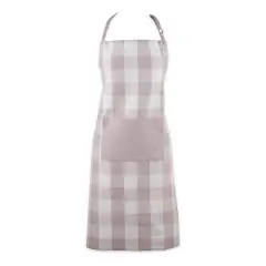 DII&reg; Buffalo Check Chef Apron Lilac