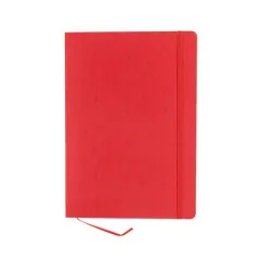 Fabriano&reg; EcoQua Plus A4 Lined Stitch-Bound Notebook Red