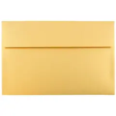 JAM Paper A10 Metallic Invitation Envelopes, 25ct. Gold Stardream