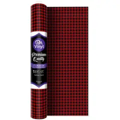 PA Vinyl Iron-On Fashion Print Vinyl, Buffalo Check