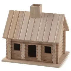 9" Log Cabin Birdhouse by Make Market&reg;