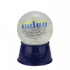 5.5" Hanukkah Menorah Snow Globe