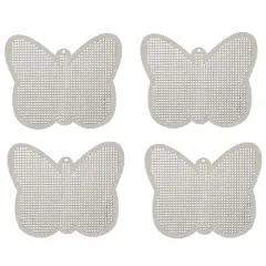 4" Butterfly Cross Stitch Wood Canvas, 4ct. by Loops & Threads&reg;