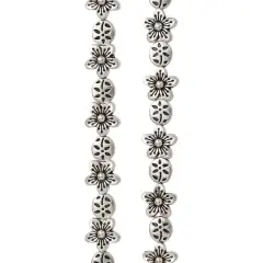 Silver Flower Beads by Bead Landing&trade;