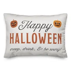 Happy Halloween 14" x 20" Throw Pillow
