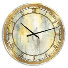 Designart Summer Shower Glam Wall Clock
