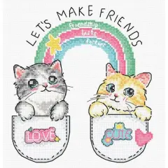 Letistitch Let's make friends! Counted Cross Stitch Kit