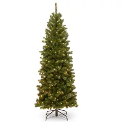 6ft. Pre-Lit North Valley&reg; Spruce Artificial Christmas Tree, Clear Lights