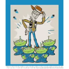 Springs Creative Disney&reg; Pixar Toy Story Woody & Aliens Panel Cotton Fabric
