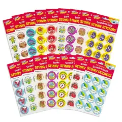 TREND Enterprises&reg; Retro Scratch 'n Sniff Stinky Stickers&reg; Summer 2024 Collector Combo Set