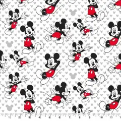 Springs Creative Disney&reg; Mickey Mouse on White Cotton Fabric