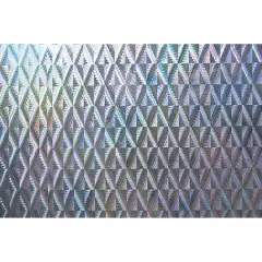 Fablon Holographic Silver Diamond Adhesive Film Sheets, 2ct.