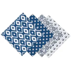 DII&reg; Assorted Indigo Prints Napkin, 4ct.