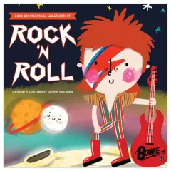 TF Publishing 2024 Rock n Roll Biographies Mini Calendar