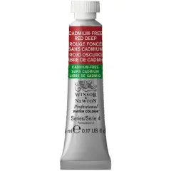 Winsor & Newton&reg; Professional Water Colour&trade; Paint, 5mL Cadmium-Free Red Deep
