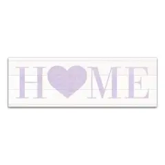 Home Heart Easter 12" x 36" Canvas Wall Art
