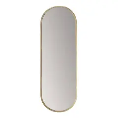 Habitat Penelope 60" Golden Oval Linear Wall Mirror