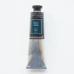 Sennelier Extra Fine Artists' Acrylic Paint, 60mL 341 Turquoise