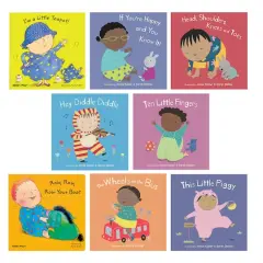 Child's Play Books Nursery Rhyme Board Book, Set of 8 with CD