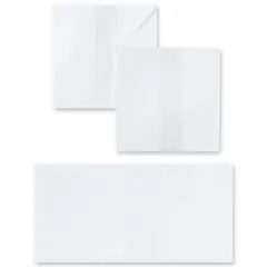 5.5" x 5.5" White Square Card & Envelope Set by Recollections&trade;, 40ct.