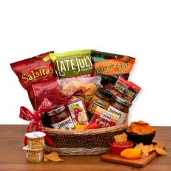 A Little Spice Gourmet Salsa & Chips Gift Basket