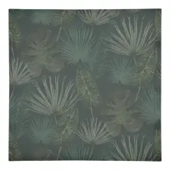 Tropical Palm Cotton Twill Napkin Gray