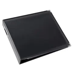Leather D-Ring Scrapbook Album by Recollections&reg; Black