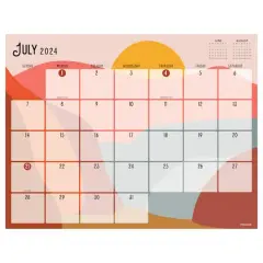 TF Publishing 2024-2025 Large Landscapes Desk Pad Calendar