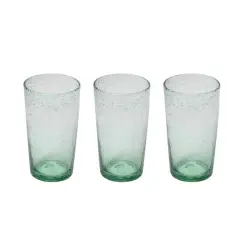Hello Honey&reg; 20oz. Transparent Bubble Drinking Glass Set