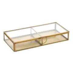 Hello Honey&reg; Brass & Glass Display Box