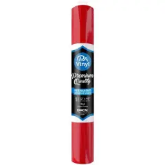 PA Vinyl Gloss Permanent Adhesive Vinyl Red