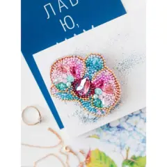 Abris Art Orchid Bead Embroidery Decoration Kit