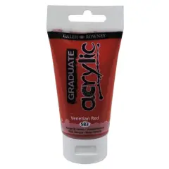 Daler-Rowney&reg; Graduate Acrylic Paint, 75mL 583 Venetian Red