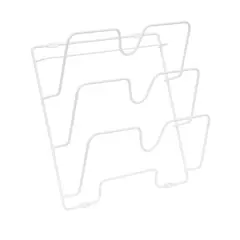 Household Essentials 12.8" Oversized Cabinet Door Lid Holder White