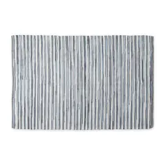 DII&reg; Slim Stripe Cotton Chindi Rug, 4ft. x 6ft. Stonewash Blue