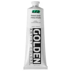 Golden&reg; Heavy Body Acrylic Paint, 5oz. 1275 Phthalo Green (Yellow Shade)