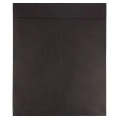 JAM Paper 15" x 18" Smooth Black Open End Catalog Envelopes, 125ct.