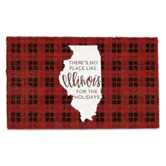 Illinois For the Holidays Doormat