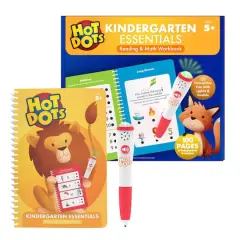 Educational Insights Hot Dots Kindergarten Essentials Reading & Math Workbook