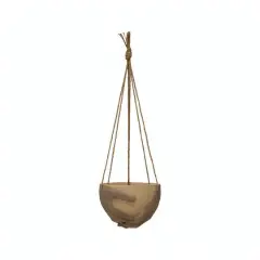 Hanging Hands Cement Planter with Jute Hanger