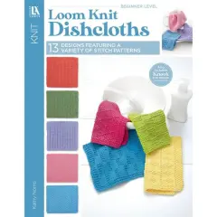 Leisure Arts&reg; Loom Knit Dishcloths Book