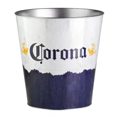 American Art D&eacute;cor&trade; 11" Corona Decorative Metal Trash Can