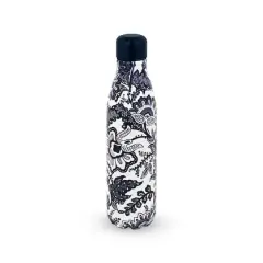 Vera Bradley&reg; 17oz. Java Navy White Stainless Steel Water Bottle