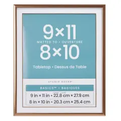 Basics&trade; Tabletop Frame with Mat by Studio D&eacute;cor&reg; Copper