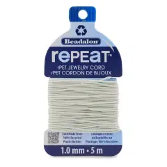 Beadalon&reg; RePEaT&trade; 1mm Recycled Plastic Jewelry Cord Cloud