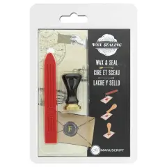 Manuscript Wax Sealing Initial Set F
